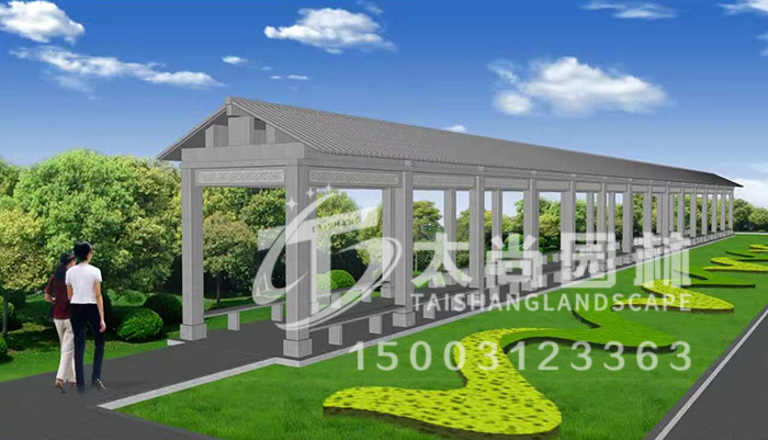 UG环球官网园林中式走廊